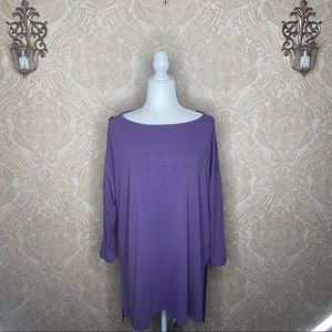 Zanana Premium Button Shoulder Tunic